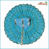 Embroidery Net Thread Sitara Work Sky Blue Laddu Gopal Poshak